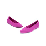 Charlotte Casual Pointed Toe Commuter Flats - Rose