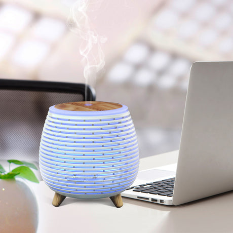 TODO 100Ml Humidifier Aromatherapy Diffuser 7 Colour Led Ultrasonic Mist - White