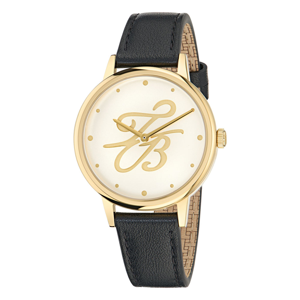 Ted Baker Womens Phylipa Classic Gold Black Leather
