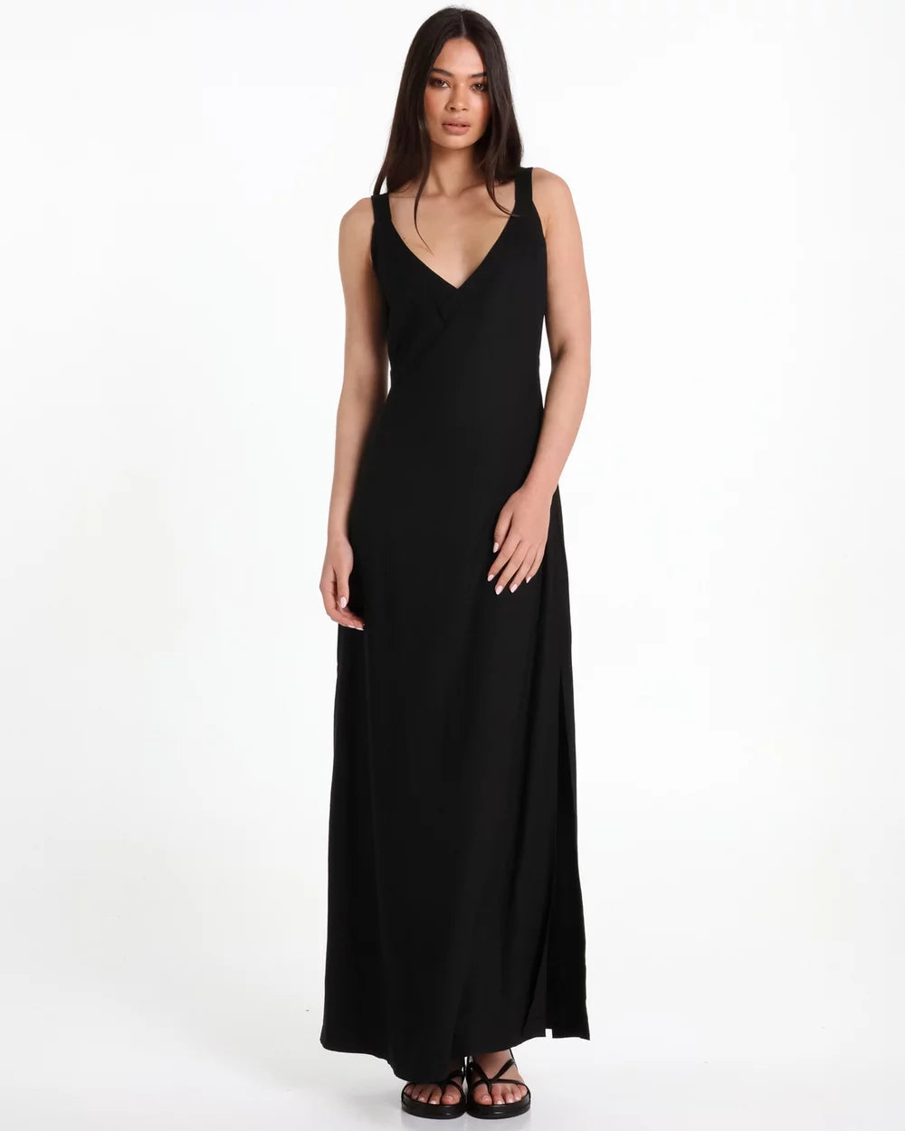 Lost In Lunar Celine Maxi Dress - Noir