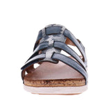 Revere Santorini Gladiator Sandal - Denim