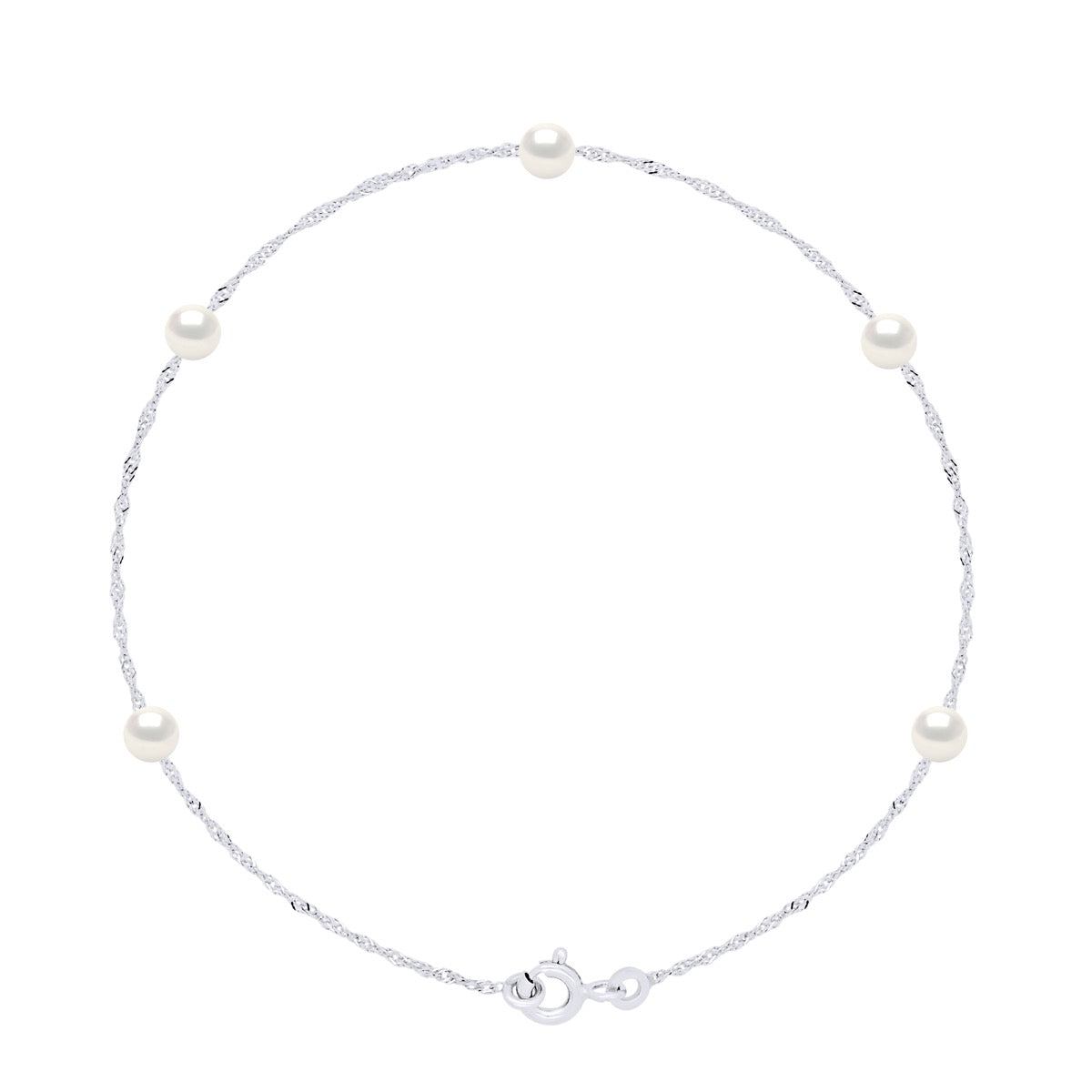 Bracelet - Natural Pearl White - Longueur 42 cm