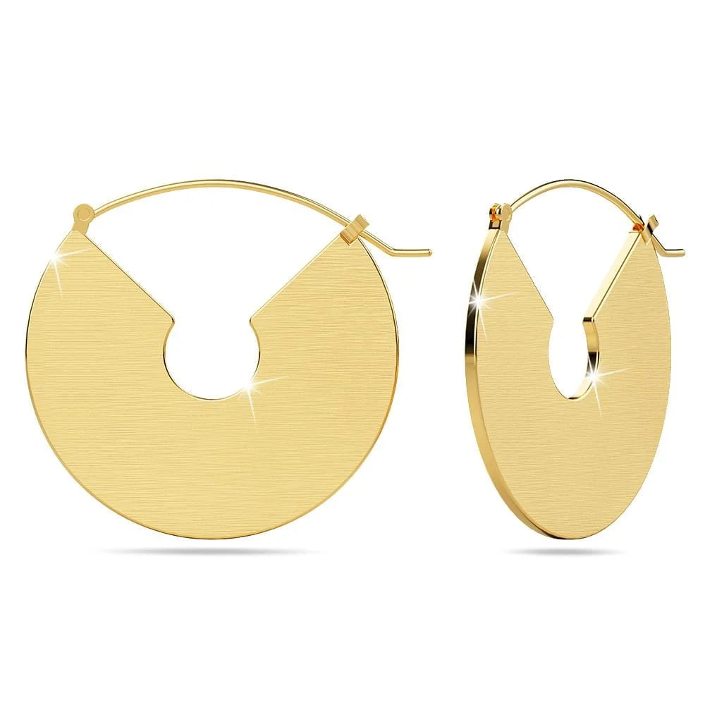 Bullion Gold Grande Gold Hoop Earrings