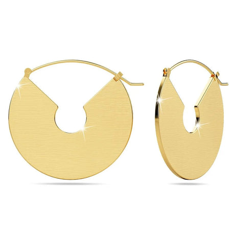 Bullion Gold Grande Gold Hoop Earrings