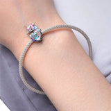 Solid 925 Signature Silver Mystic Majesty Unicorn Charm
