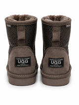 Australian Leather Ugg Classic Mini Snake Skin - Chocolate - AU6