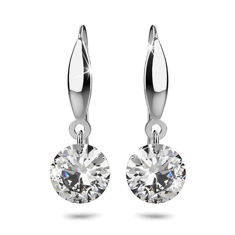 Solid 925 Sterling Silver Meru Hook Earrings