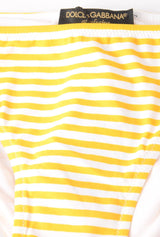 Dolce & Gabbana Women Bottom Stripes Bikini