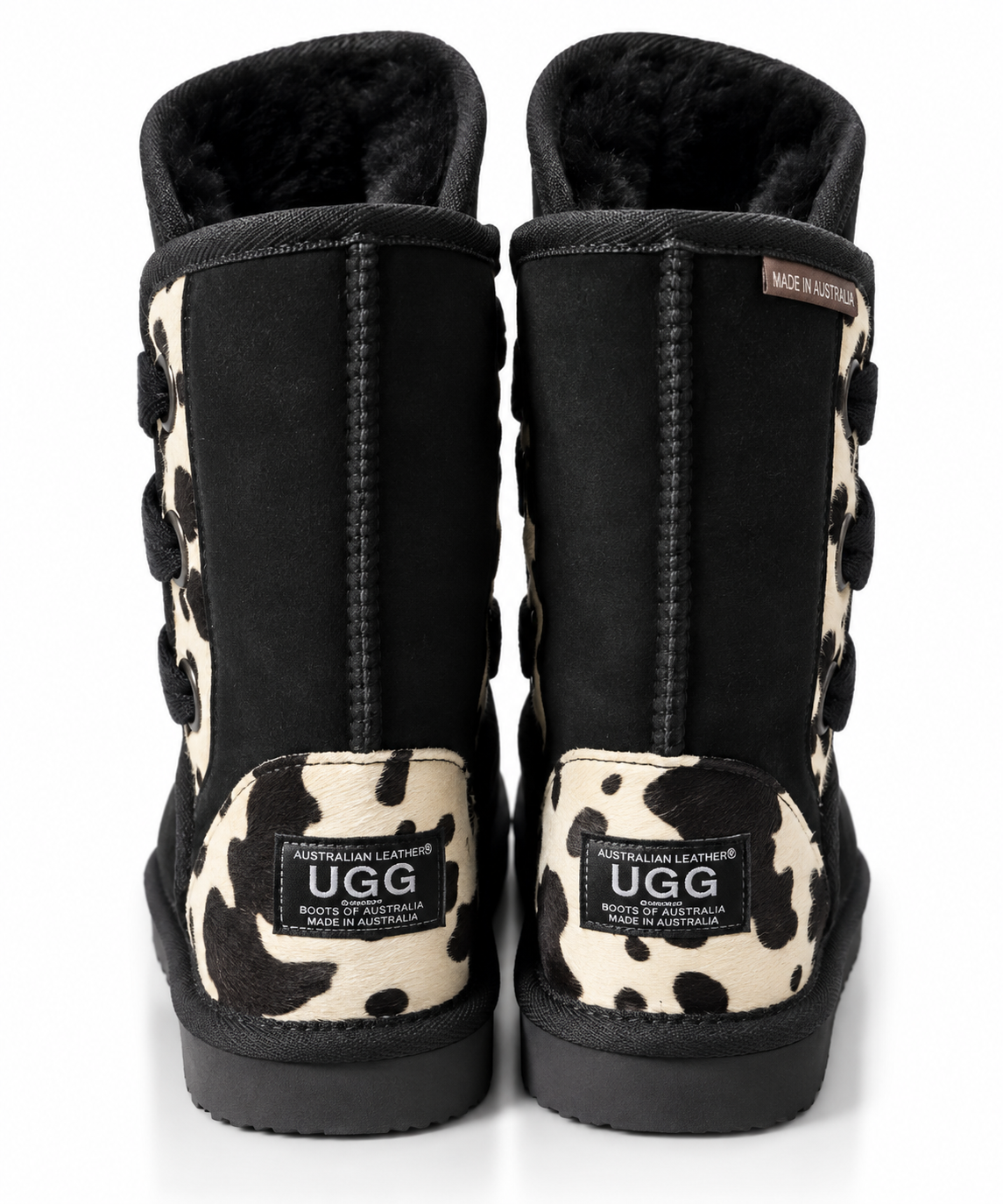 Australian Leather Ugg Roxy Nomad Long - Cow Black - AU5
