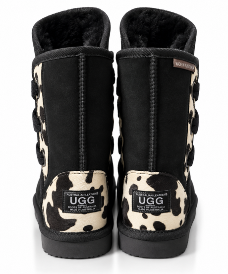 Australian Leather Ugg Roxy Nomad Long - Cow Black - AU5