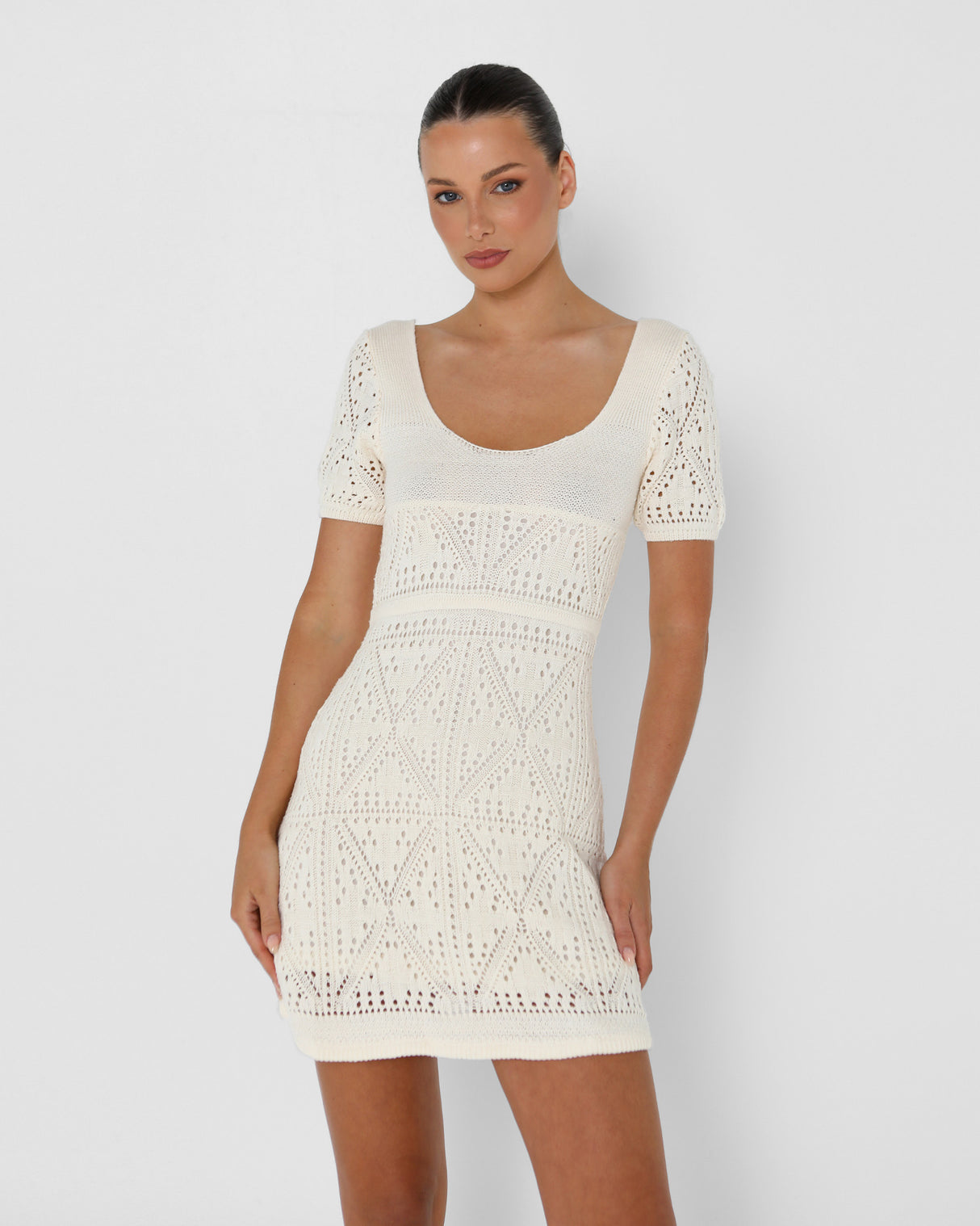Lost In Lunar Women's Ivy Knit Dress - Milk