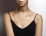Liv Oliver 18K Gold Italian Link Necklace