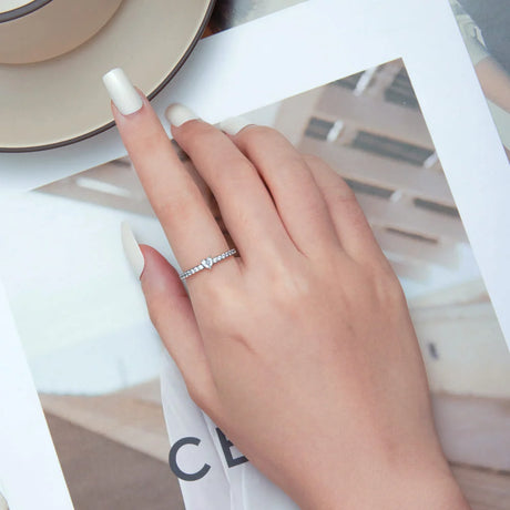 Solid 925 Sterling Silver Little Princess Ring
