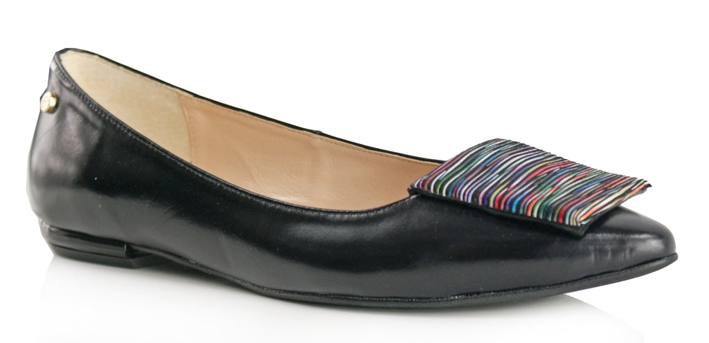 Bosccolo Womens Ballerina Pillow Multi 1 - Black/Multi