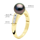 Ring Jewelry Diamond 0,06 Cts (6 X 0,01 Cts - Longueur 42 cm