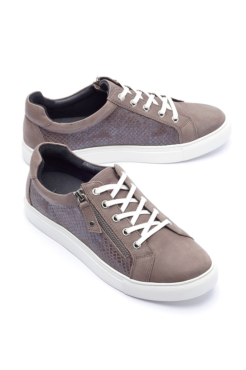 Klouds Cara Print Dark Taupe