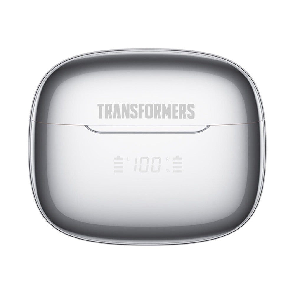 Transformers Wireless Earbud Earphones Bluetooth V5.4 ANC Noise Cancelling TF-T27 - Silver