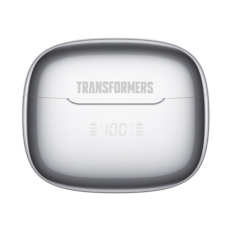 Transformers Wireless Earbud Earphones Bluetooth V5.4 ANC Noise Cancelling TF-T27 - Silver
