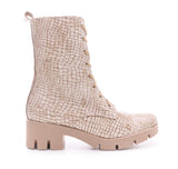 Bosccolo Womens Boots - Beige Croco
