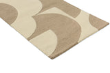 Orla Kiely Prism Flower Mushroom - Ecru 158009 Runner Rug