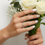 Bullion Gold Rheda Classic Tubular Ring in Silver