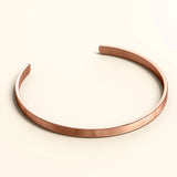 Bullion Gold Avenue Classic Cuff Bangle Rose Gold - 4mm