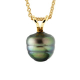 Pendant Tahitian Pearl Yellow Gold