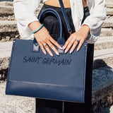 TOTE BAG QUARTIER LATIN NAVY BLUE