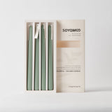 Ebony Bergamot Colored Taper Candles