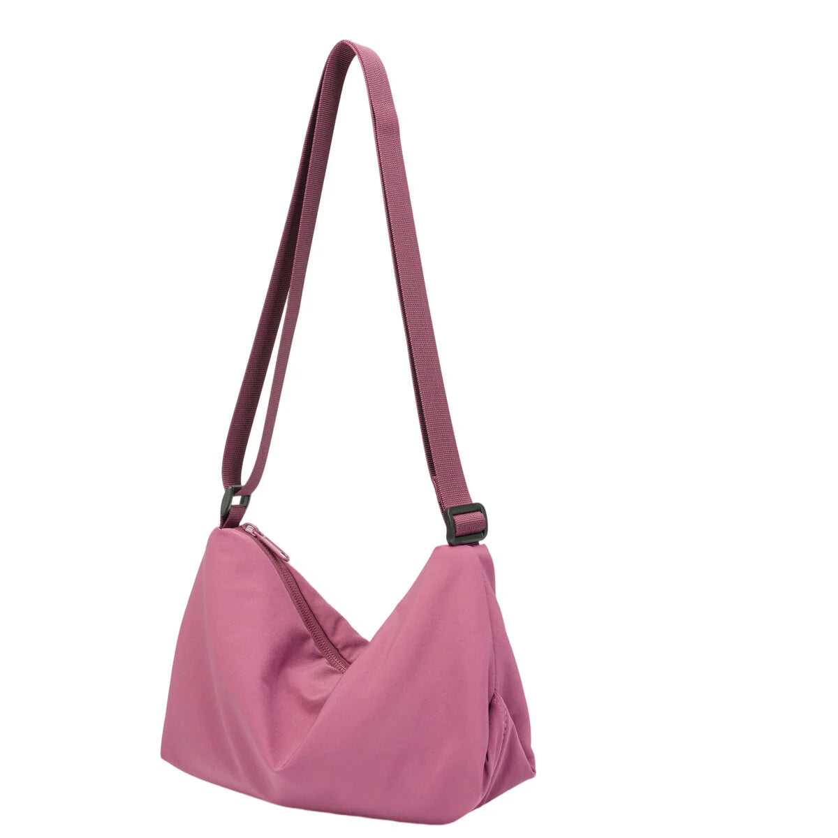 BAMEI Ultra-Light Crescent Crossbody Bag - Mulberry