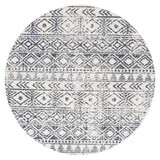 Oasis 456 Blue Round Rug