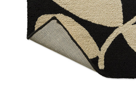 Orla Kiely Sycamore Black 464205 Outdoor Rug