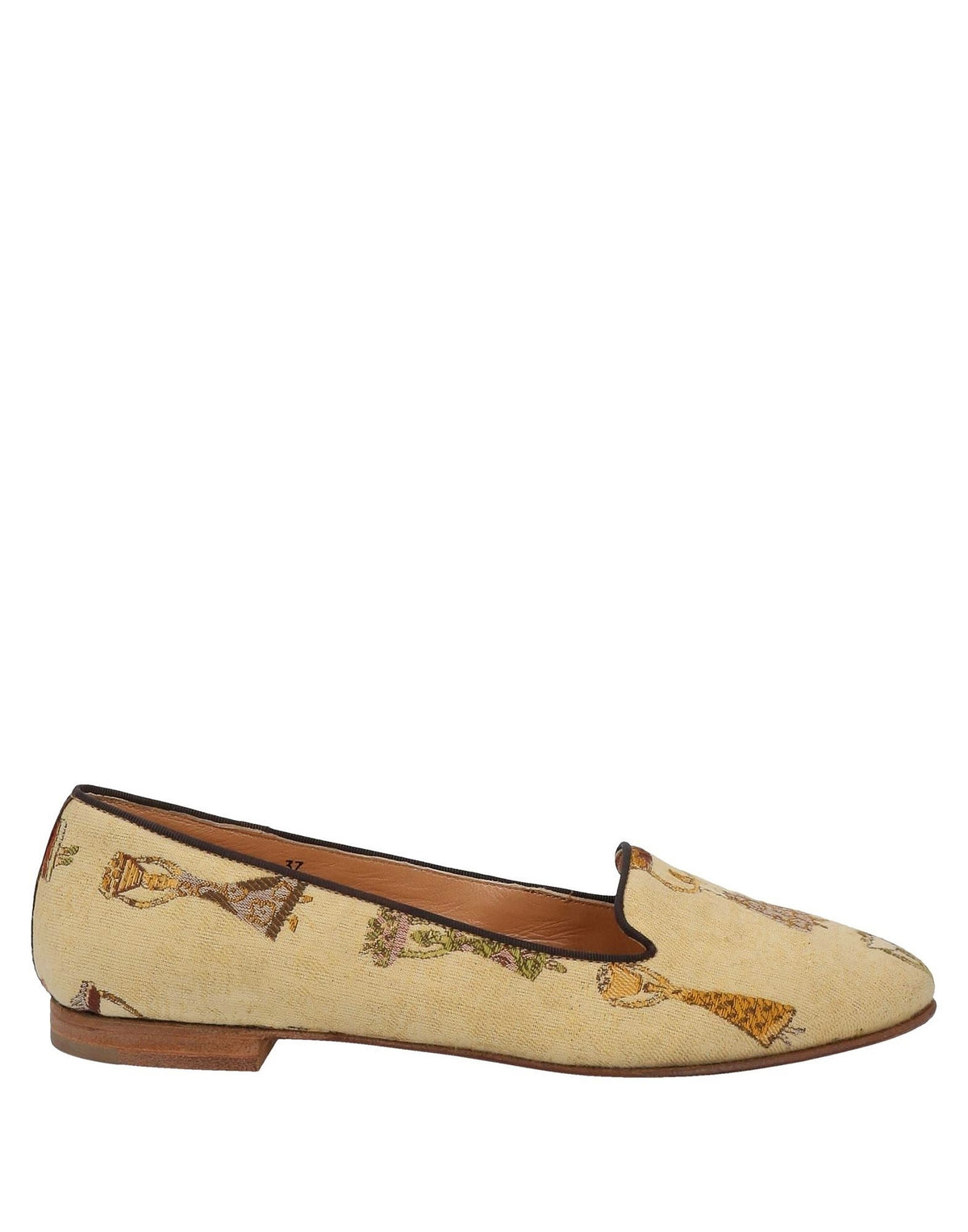 Style Shoes Womens Loafers - Beige