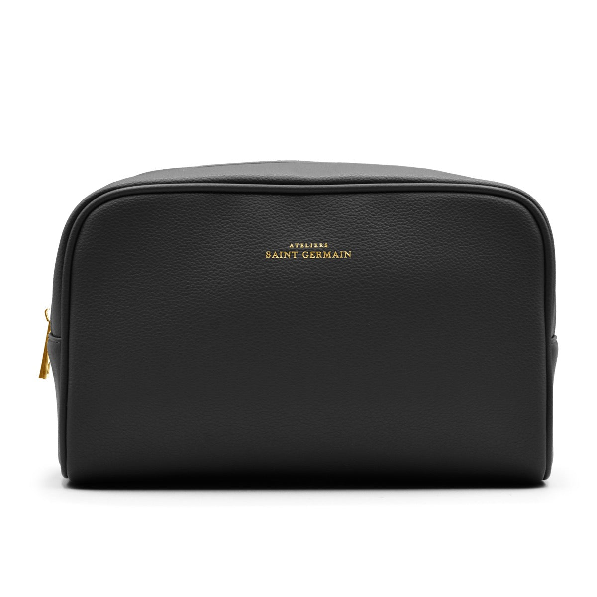 SAINT AMAND - Single Compartment Toilet Bag - BLACK