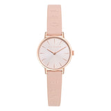 Ted Baker Womens Staciie 28mm Pink Dial and Embossed Leather Strap