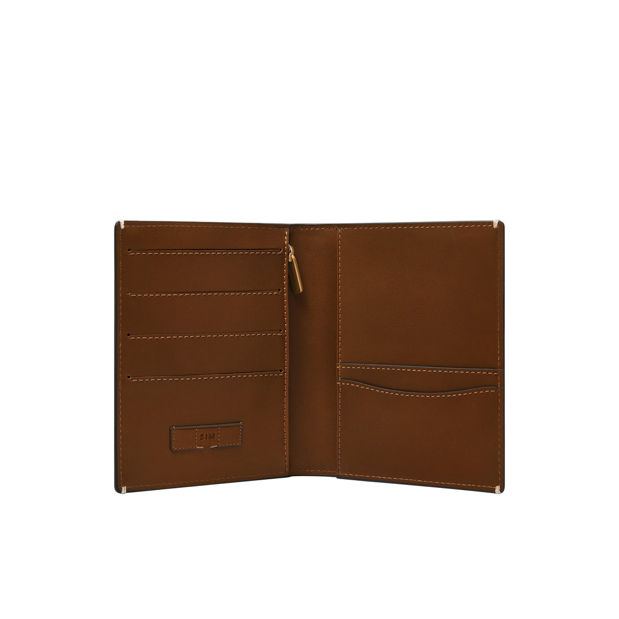 Fossil Westover Brown Passport Case