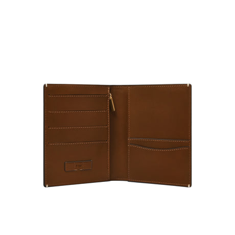 Fossil Westover Brown Passport Case
