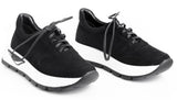 Bosccolo Womens Sneakers - Black/White