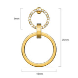 Boxed Orbit of Radiance Earrings & Beauty Bracelet Set with SWAROVSKI® Crystal in Gold