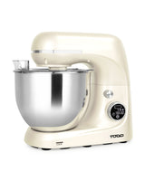 TODO 1100W Electric Stand Mixer 5.3L Stainless Steel Bowl Heated Fermentation LCD Touch Screen Control