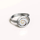 Solid 925 Sterling Silver Shiva Eye Ring