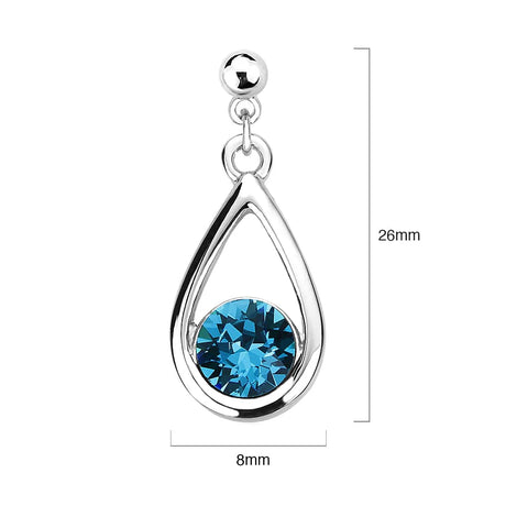 Krystal Couture Morning Dew Earrings Embellished with SWAROVSKI Crystals