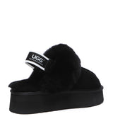 Australian Shepherd UGG Waffle Platform - Black