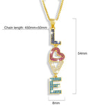 Bullion Gold LOVE Your Heart Pendant Necklace