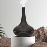 Milano Decor Ultrasonic Aroma Diffuser - Dark Wood Grain