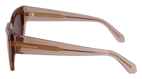 Salvatore Ferragamo SF2002S Womens Sunglasses - Transparent Nude/Rose