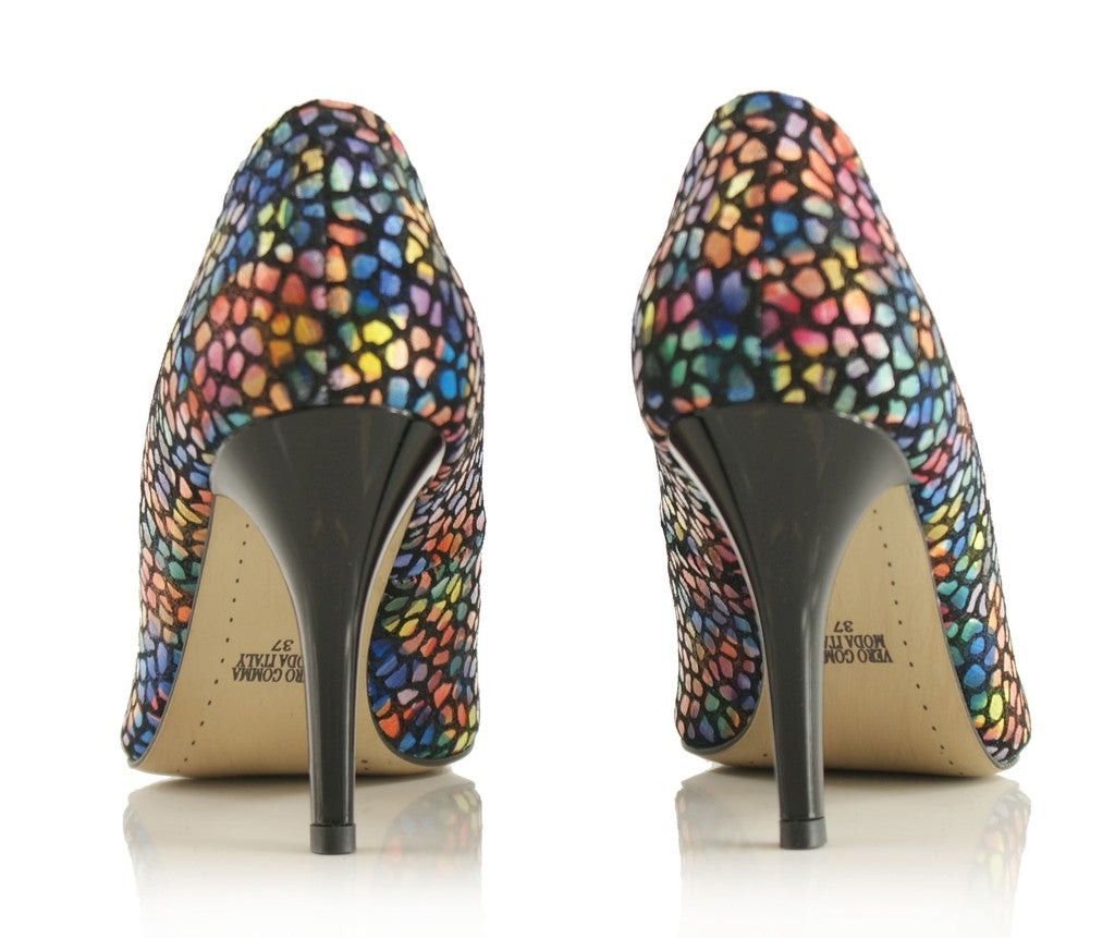 Bosccolo Womens Spike Heels Milti 2169 - Multikolor