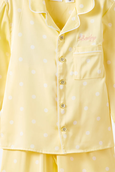 Cotton On Kids Lullaluxe Long Sleeve Pj Set - Baby Yellow/Aria Spot