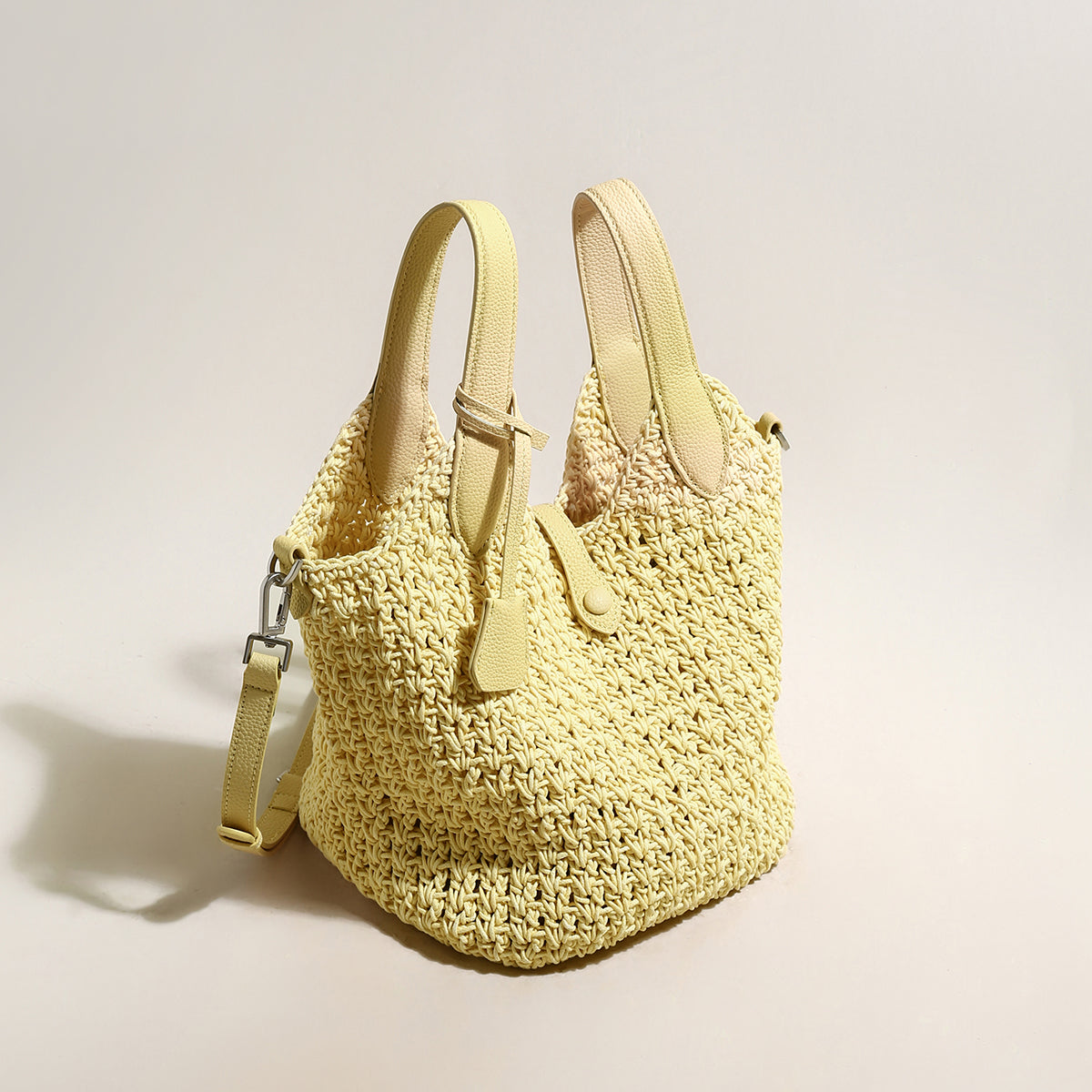 Italian Breeze Top Handle Bag - Yellow