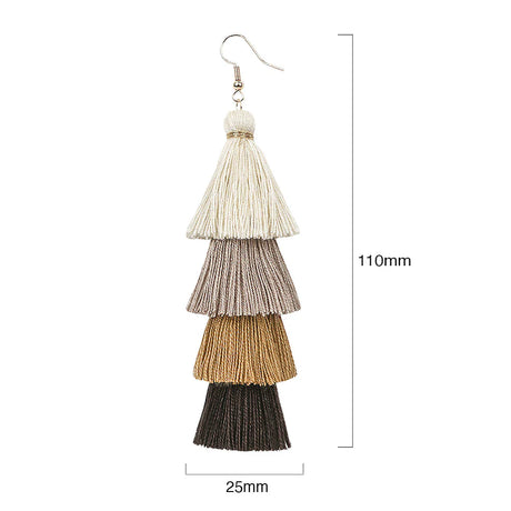 Tayla Extended Tassel Earrings